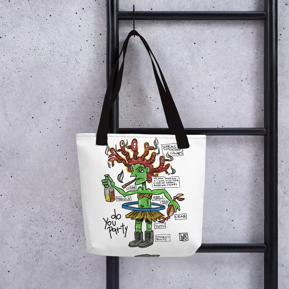 Treasures and Pleasures - Medusa - Lebo Tote bag